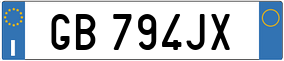 Truck License Plate